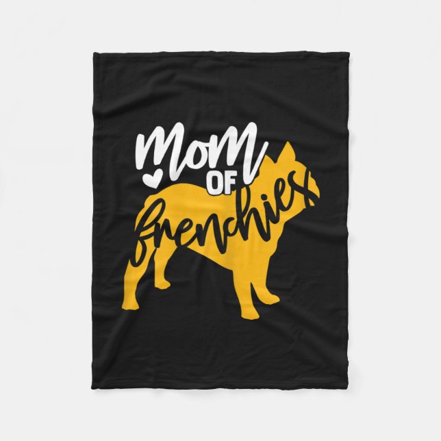 Manta Polar De Un Bulldog Francés 1 (Anverso)