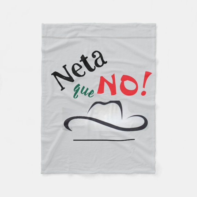 Manta Polar ¡De Verdad que No! (Anverso)