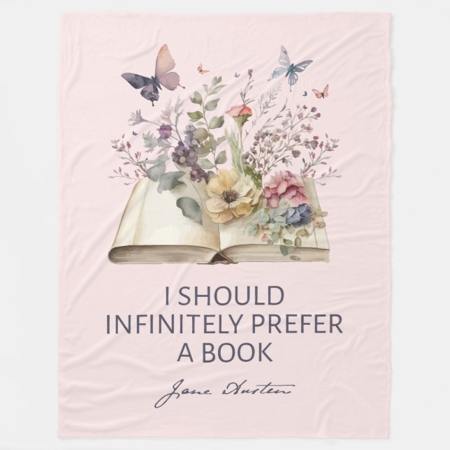 Manta Polar Debería Preferir Infinitamente Un Libro II - Jane  (Anverso)