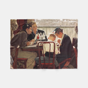 Manta Polar Decir tolerancia de Norman Rockwell