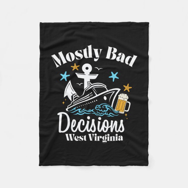 Manta Polar Decisiones Mostly D West Virginia Spring Break  (Anverso)