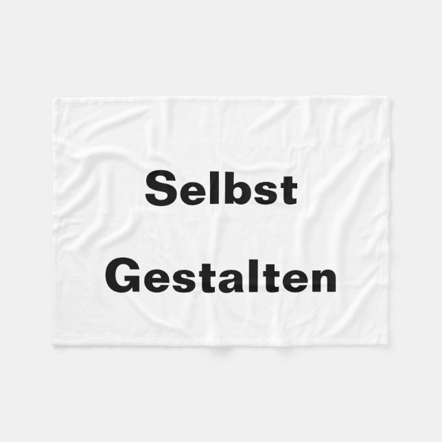 Manta Polar Decke Selbst Gestalten (Frente (Horizontal))