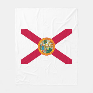 Manta Polar Decoración de diseño de bandera del estado de Flor