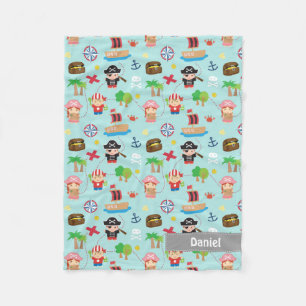 Manta Polar Decoración de habitación infantil con patrón de pi