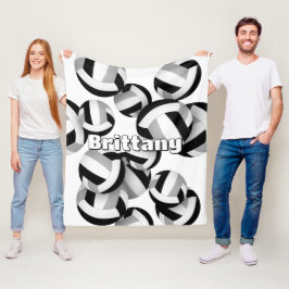 Manta Polar decoración de la sala de deportes chicas de voleib