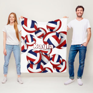 Manta Polar decoración de la sala de deportes chicas de voleib