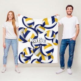 Manta Polar decoración de la sala de voleibol con los colores 