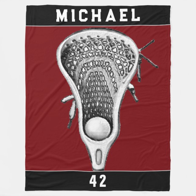 Manta Polar Decoración de Lacrosse (Anverso)
