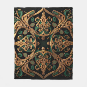 Manta Polar Decoración del patrón de arcilla ornamental de bro