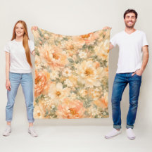 Decoración para el hogar Flor Romántica de Crema d