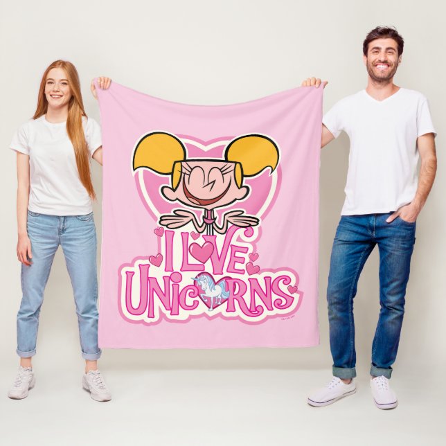 Manta Polar Dee Dee - Amo Unicornios (In situ)