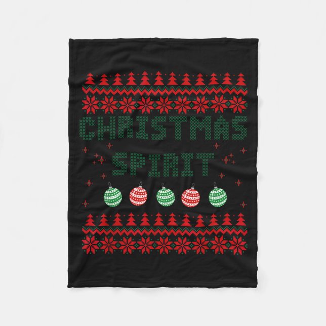 Manta Polar Deep In The Christmas Srit Matching Couples Ugly  (Anverso)