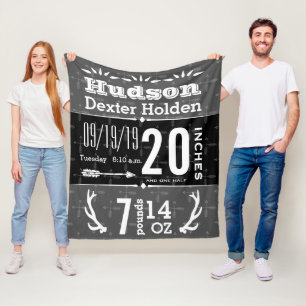 Manta Polar Deer Antler Arrow Cualquier Color Baby Stats