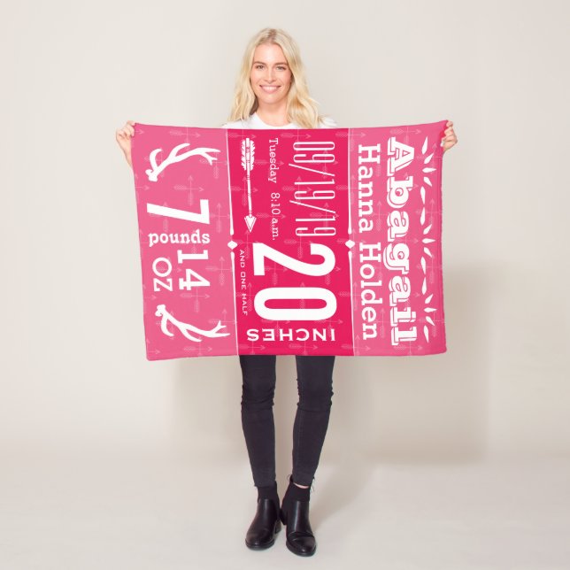 Manta Polar Deer Antler Arrow Cualquier Color Baby Stats (In situ)