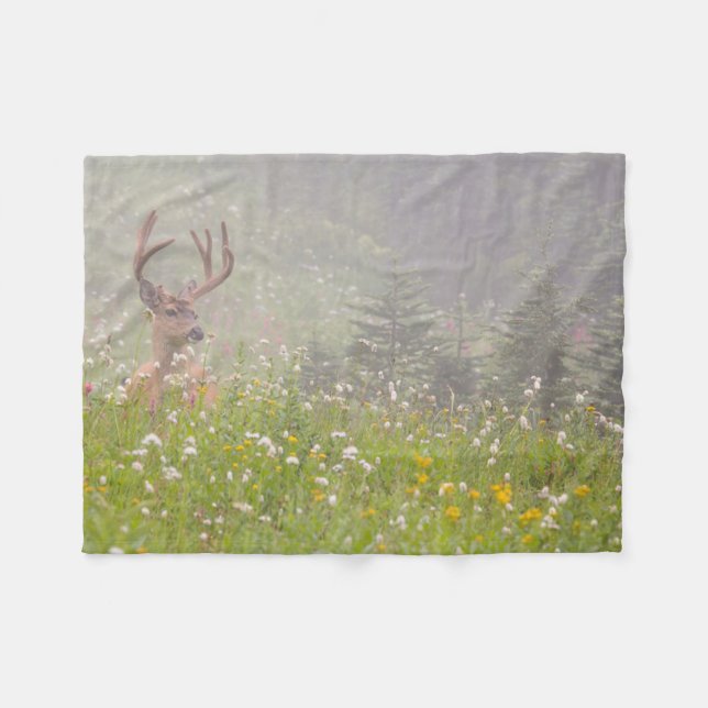 Manta Polar Deer Buck | Parque nacional Monte Rainier (Frente (Horizontal))