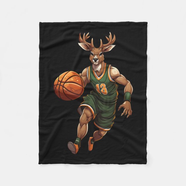 Manta Polar Deer de baloncesto (Anverso)