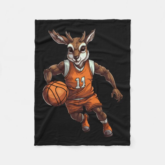 Manta Polar Deer de baloncesto (Anverso)