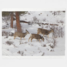 Manta Polar Deer Fleece Blanket