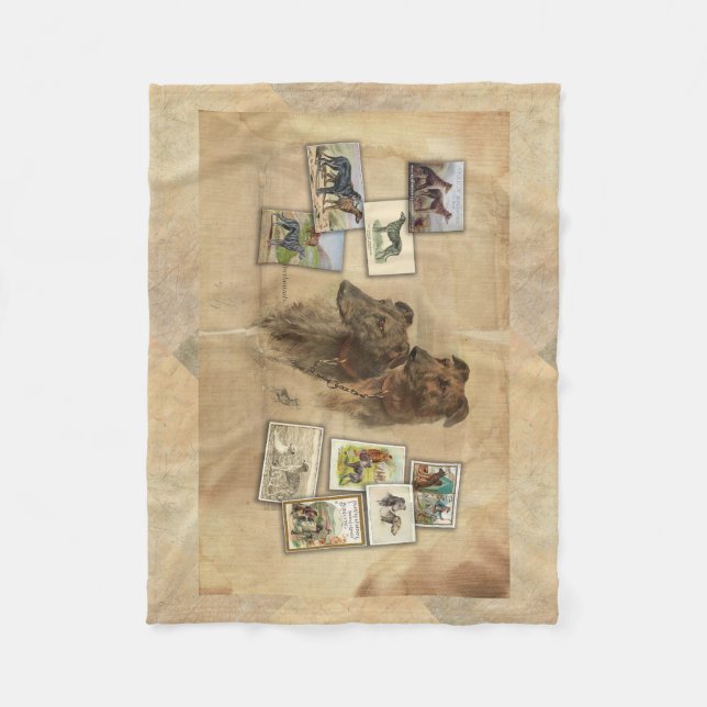 Manta Polar Deerhound vintage (Anverso)