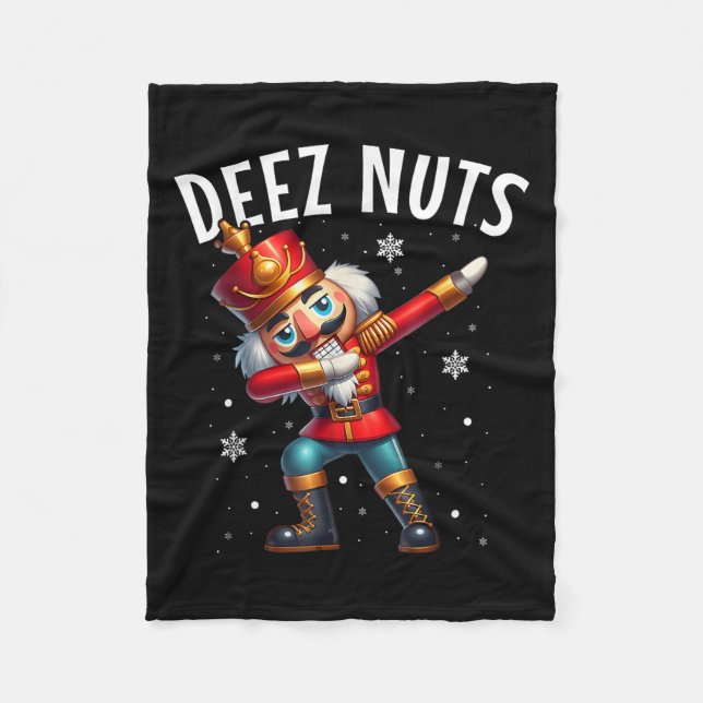 Manta Polar Deez Nutcracker Nut Funny Men Funny Chr (Anverso)