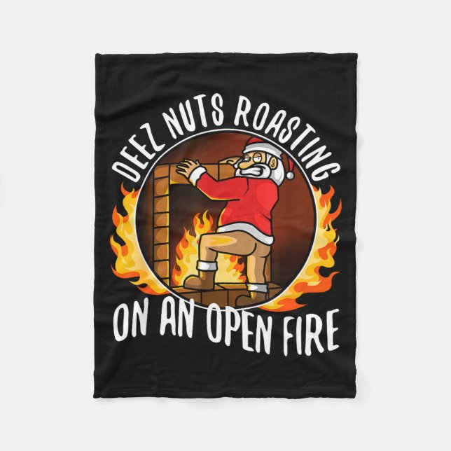 Manta Polar Deez Nuts Roasting On An Open Fire  (Anverso)