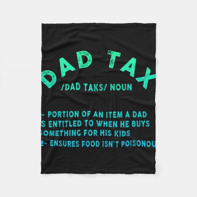 Manta Polar Definición de impuestos de papá Hombres Día 9 del  (Anverso)