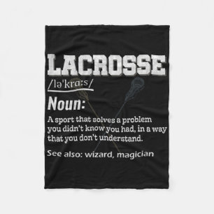 Manta Polar Definición De Lacrosse Para El Equipo Deportivo La
