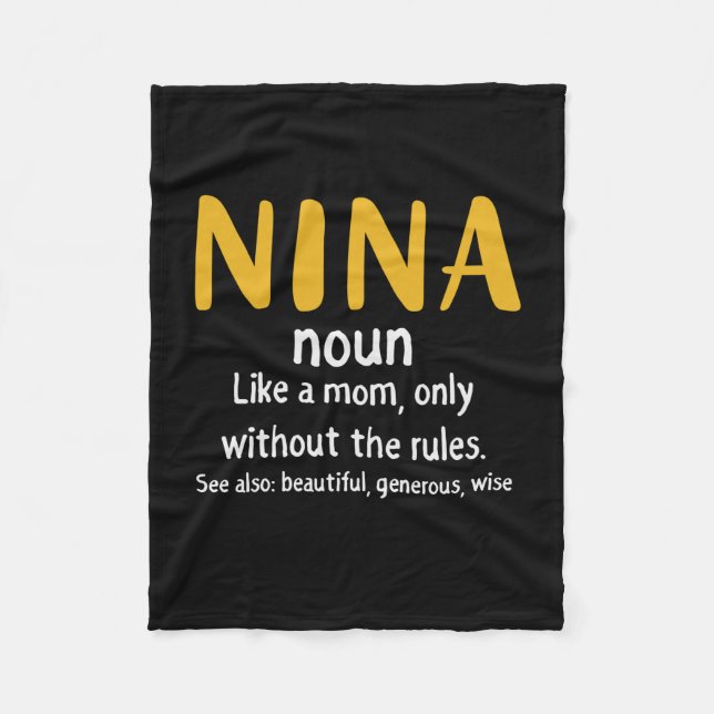 Manta Polar Definición de nina de arte madre (Anverso)