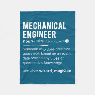 Manta Polar Definición divertida de ingeniero mecánico Ingenie