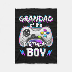 Manta Polar Del juego de video Birthday Boy B-day Top Gamer Pa