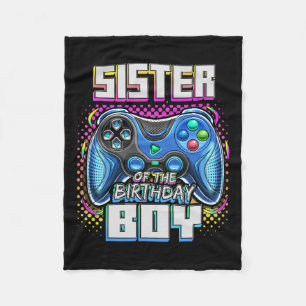 Manta Polar Del Juego De Videojuegos Familiares De Cumpleaños
