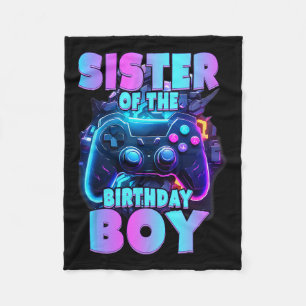 Manta Polar Del Jugador De Videojuegos De Cumpleaños 1