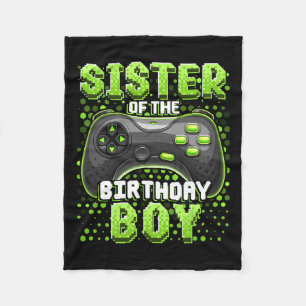 Manta Polar Del Jugador De Videojuegos De Cumpleaños Cumpleaño