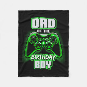 Manta Polar Del niño de cumpleaños coincidente videojuego cump