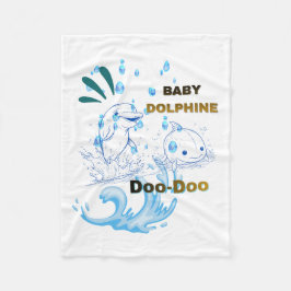 Manta Polar Delfín Bebé