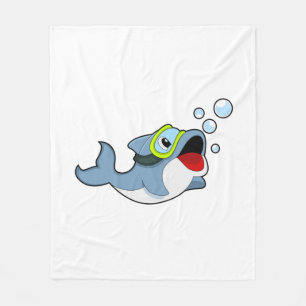 Manta Polar Delfín buceando con burbujas de agua. PNG