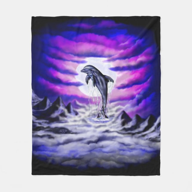 Manta Polar Delfín lúfono (Anverso)
