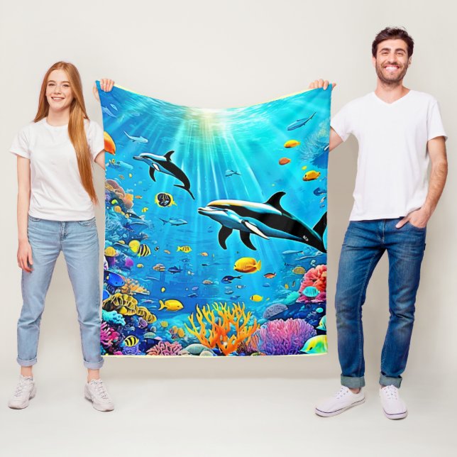 Manta Polar Delfines y arrecifes: Alegría submarina (In situ)