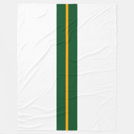 Manta Polar Delgado Bosque Verde Carreras Amarillo Estriba En 