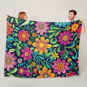 Manta Polar Delicados Sueños de la Naturaleza 60x80 Fleece Bla
