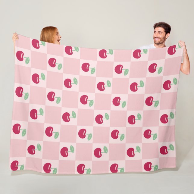 Manta Polar Delight Cherry Checkerboard (In situ)