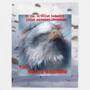Manta Polar DELTA RAIDERS con ÁGUILA