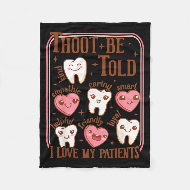 Manta Polar Dental Hygienist Valentine's Day Dentist Squad Too (Anverso)