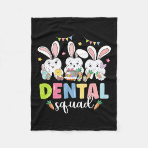 Manta Polar Dental Squad Easter Day Divertido Diente Dental Is