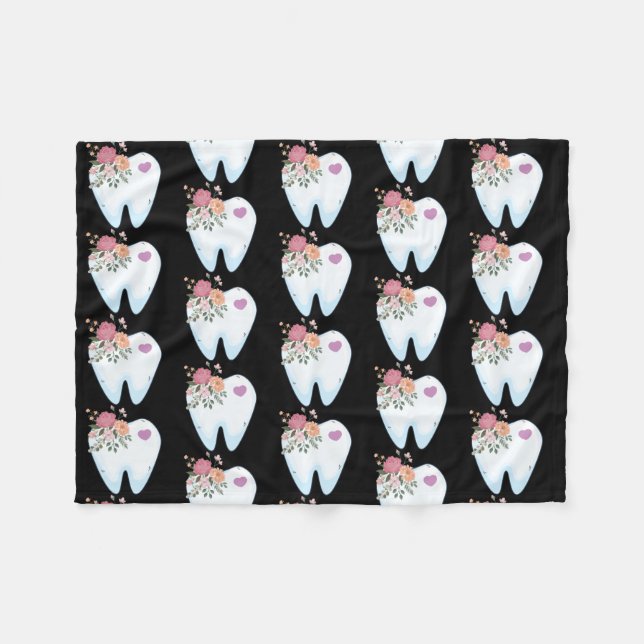 Manta Polar Dentista dental Ortodontista Dental Assistant (Frente (Horizontal))