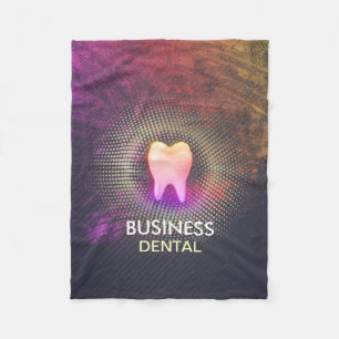 Manta Polar Dentista Profesional Clínica Dental Rosa Oro Dient