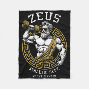 Manta Polar Departamento atlético Zeus Gym Funny Greek God Wor