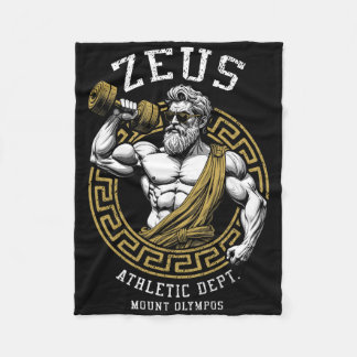 Manta Polar Departamento atlético Zeus Gym Funny Greek God Wor