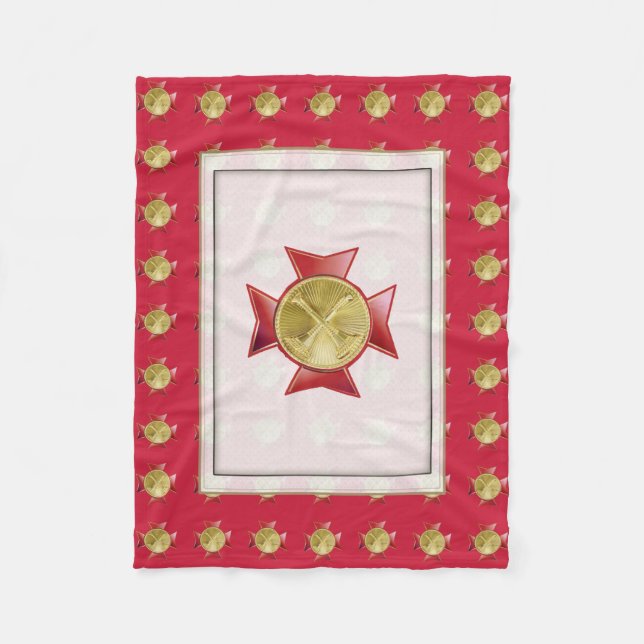 Manta Polar Departamento de Bomberos 2 Personalizado Bugle (Anverso)