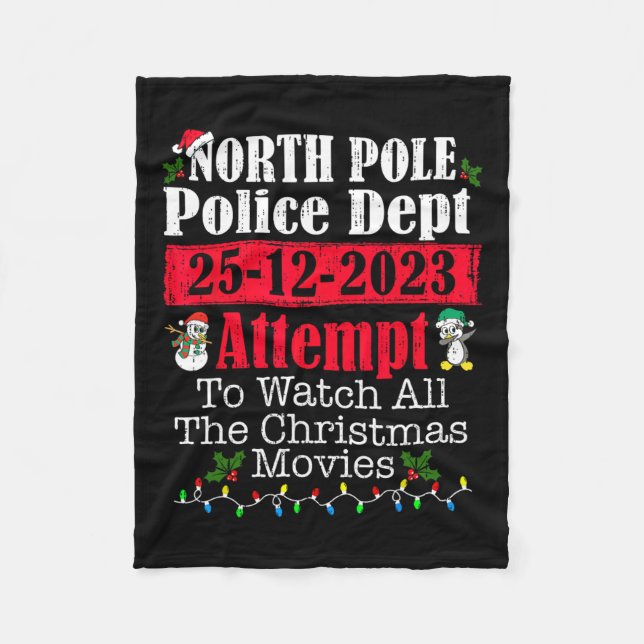 Manta Polar Departamento de Policía del Polo Norte intenta vig (Anverso)